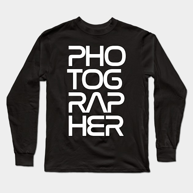 PHOTOGRAPHER Long Sleeve T-Shirt by Ajiw